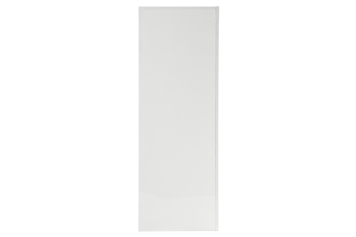 Buffet design carr� 4 portes laqu� blanc ERIA