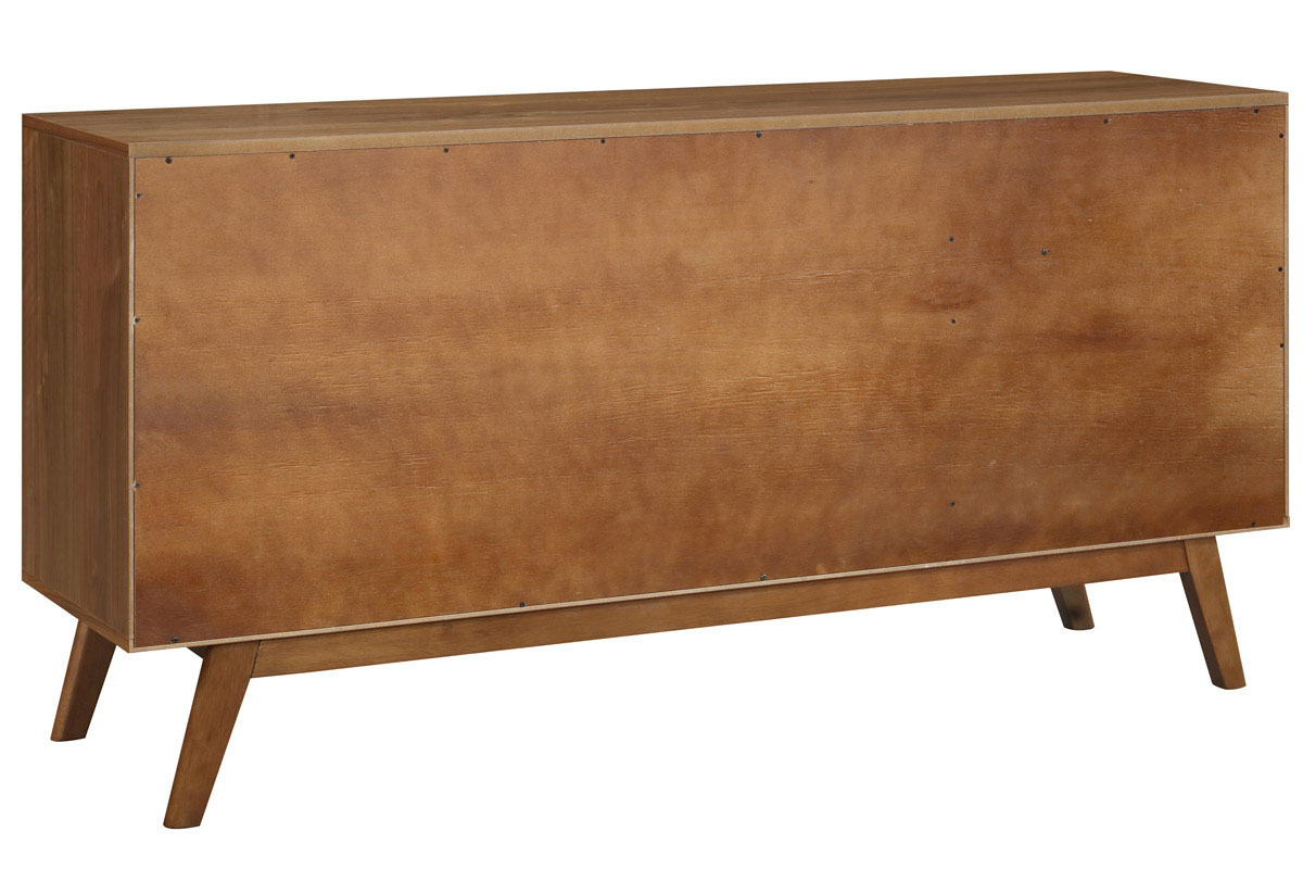 Buffet design gris anthracite et noyer NEELA