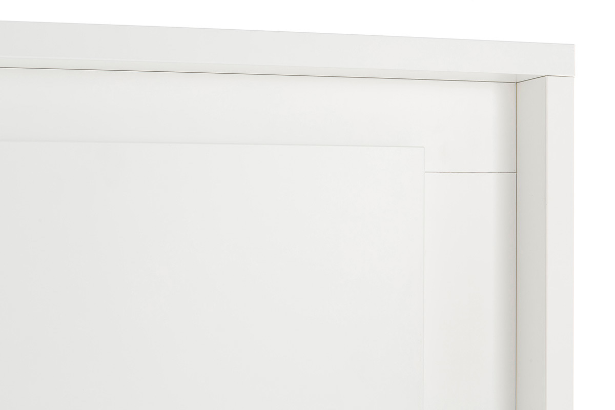 Buffet haut design 4 portes blanc LAND