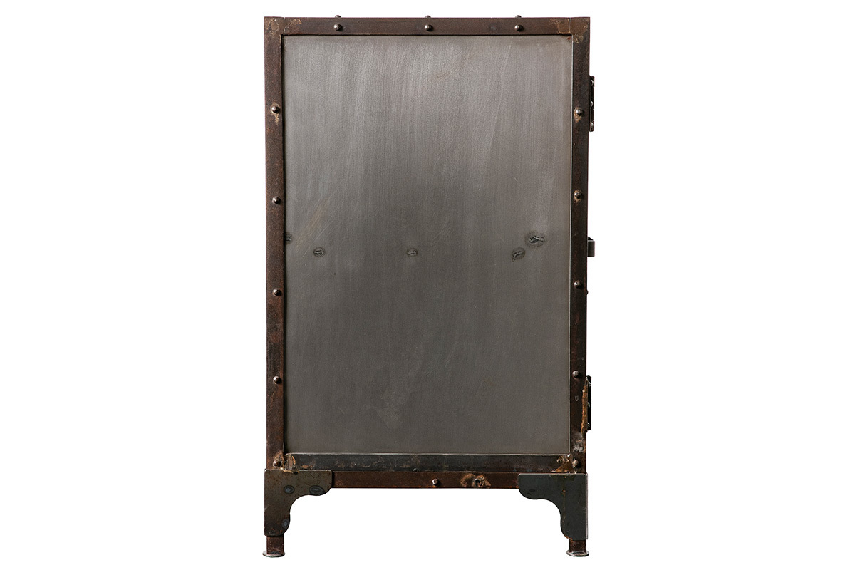 Buffet mtal industriel 3 portes L180 cm FACTORY