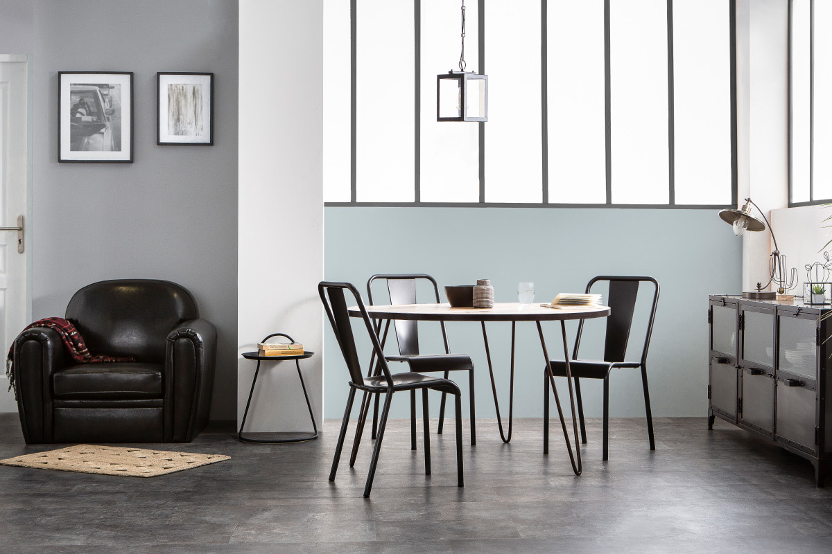 Buffet mtal industriel 3 portes L180 cm FACTORY