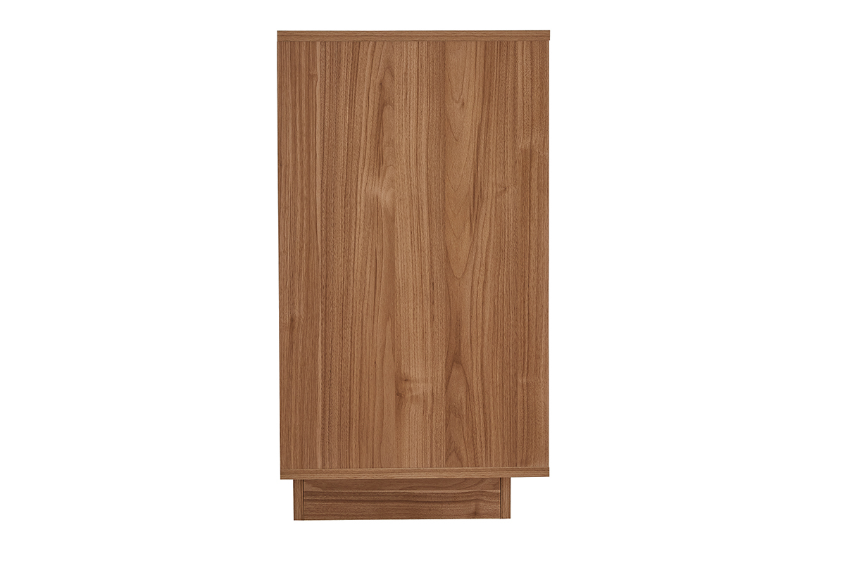 Buffet scandinave 3 portes finition bois chne L138 cm COMO