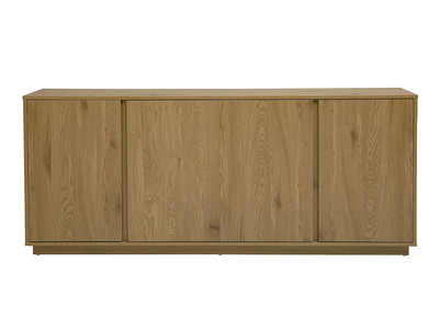 Buffet vintage finition bois ch&ecirc;ne 4 portes L180 cm MILLOR