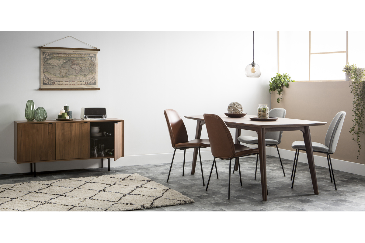 Buffet vintage placage bois ch�ne OMA