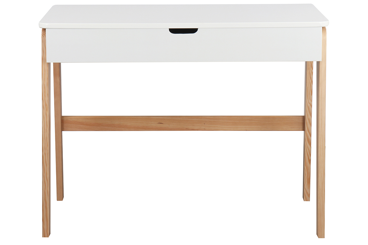 Bureau - Coiffeuse enfant scandinave avec miroir CLASS
