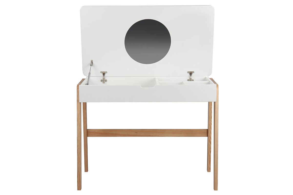 Bureau - Coiffeuse enfant scandinave avec miroir CLASS