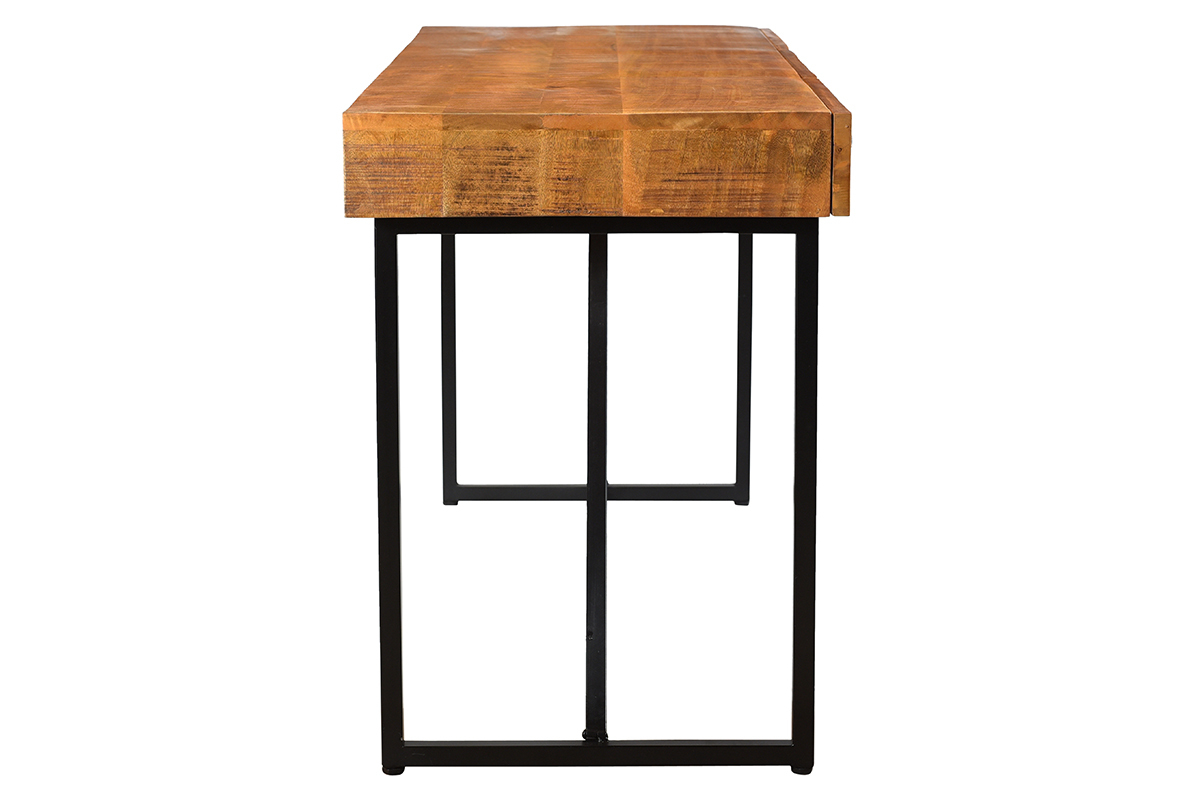 Bureau en manguier massif 3 tiroirs CHENY