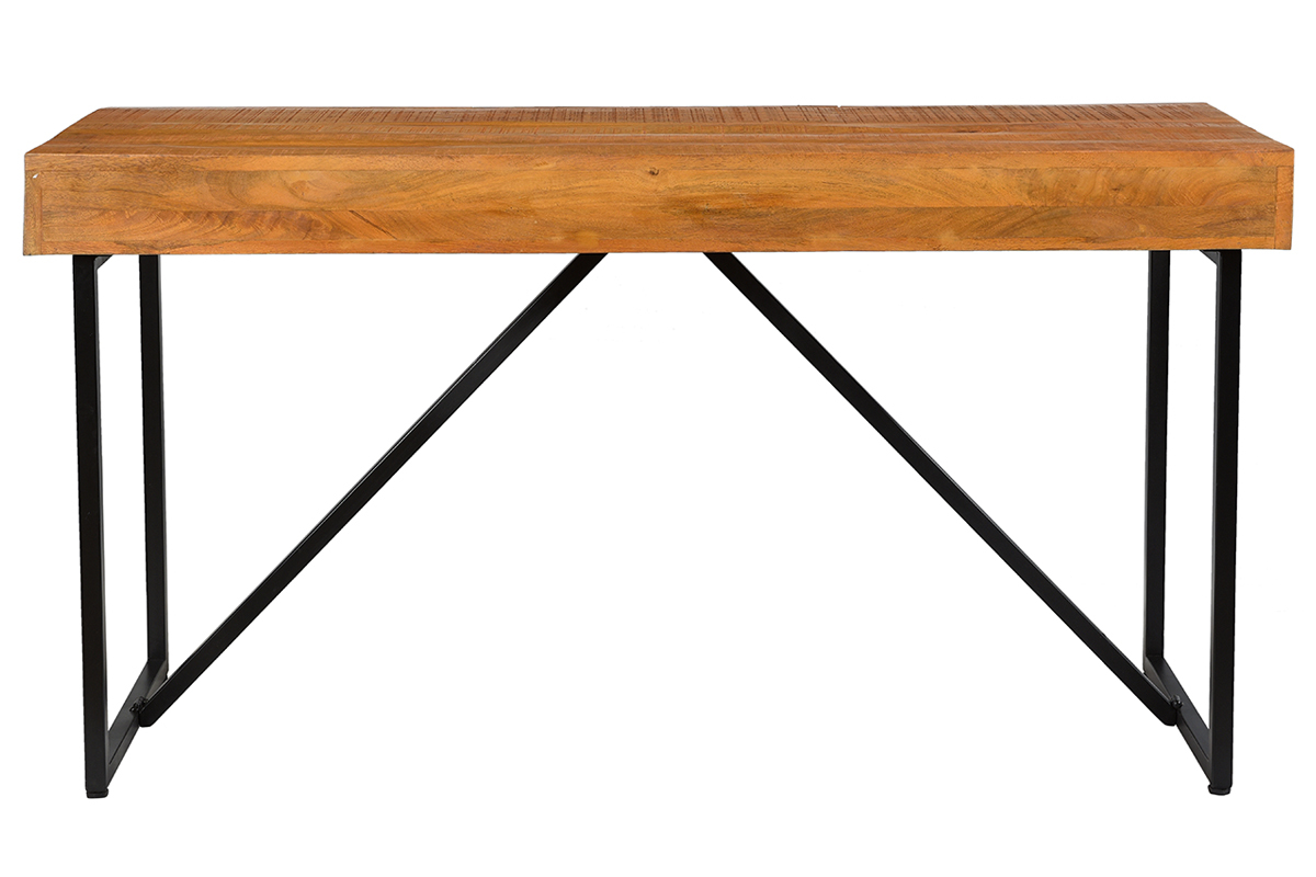 Bureau en manguier massif 3 tiroirs CHENY