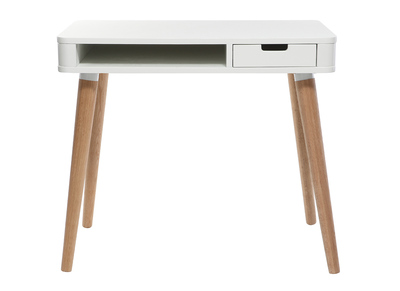 Bureau scandinave enfant bois et blanc TOTEM