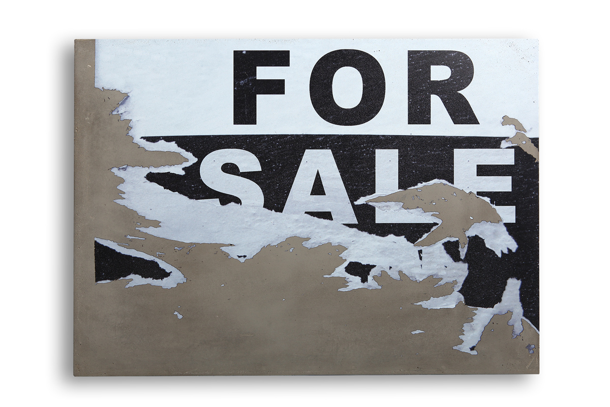 Cadre mural design en b�ton WANT