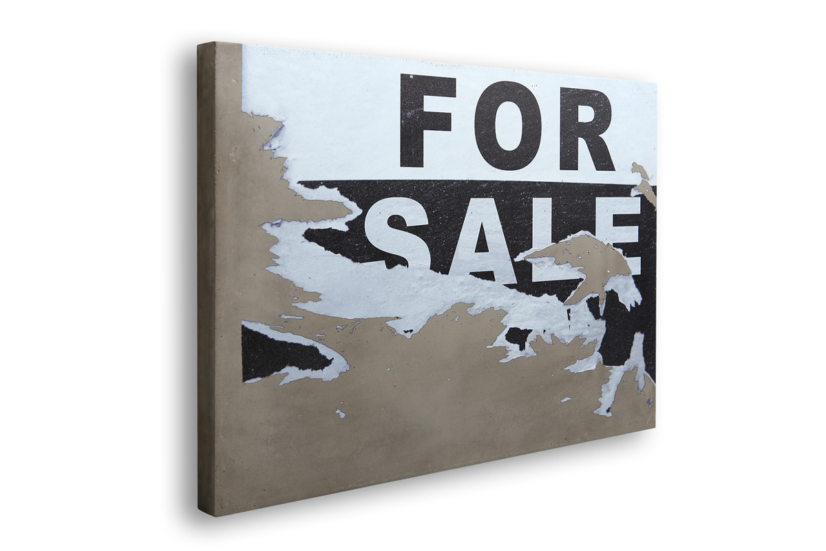 Cadre mural design en b�ton WANT