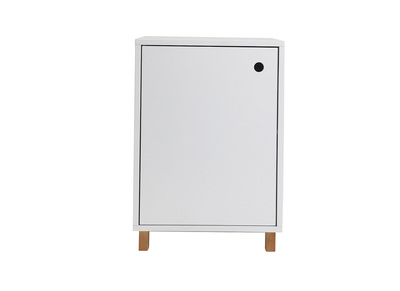 Caisson de rangement laqu&eacute; blanc mat STOKA