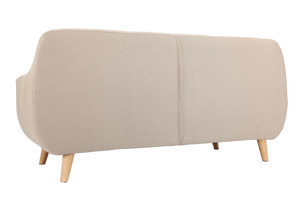 Canap 3 places design dhoussable beige YNOK