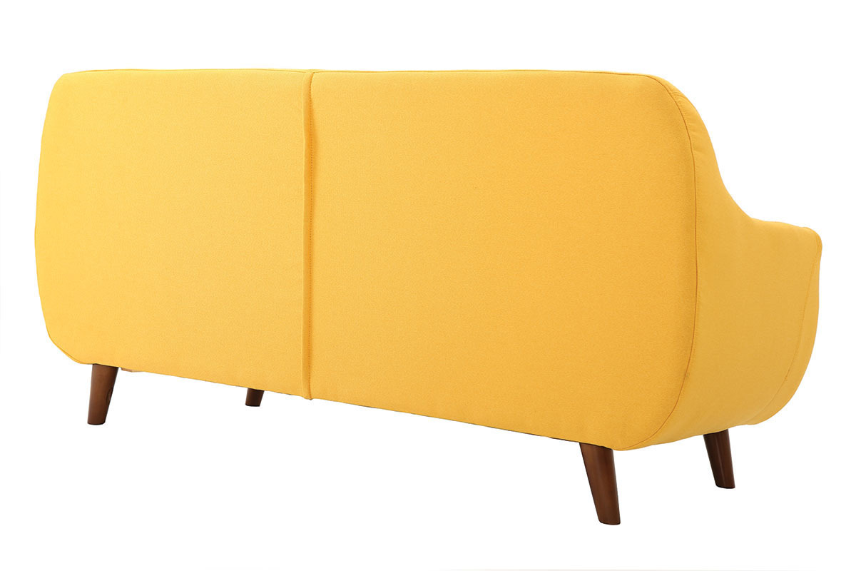 Canap� 3 places design d�houssable jaune YNOK