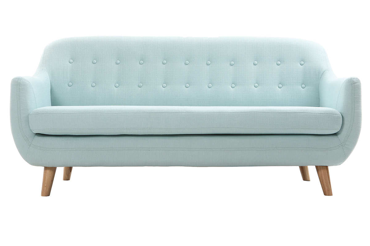 Canap 3 places design dhoussable menthe  l'eau YNOK