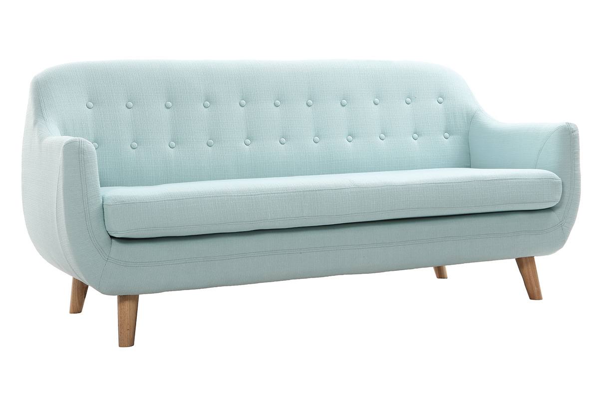 Canap 3 places design dhoussable menthe  l'eau YNOK