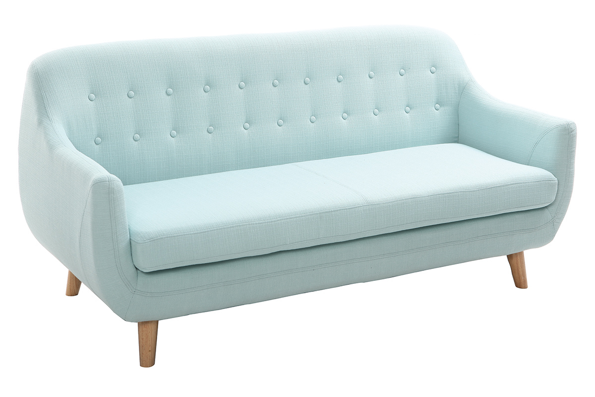 Canap 3 places design dhoussable menthe  l'eau YNOK