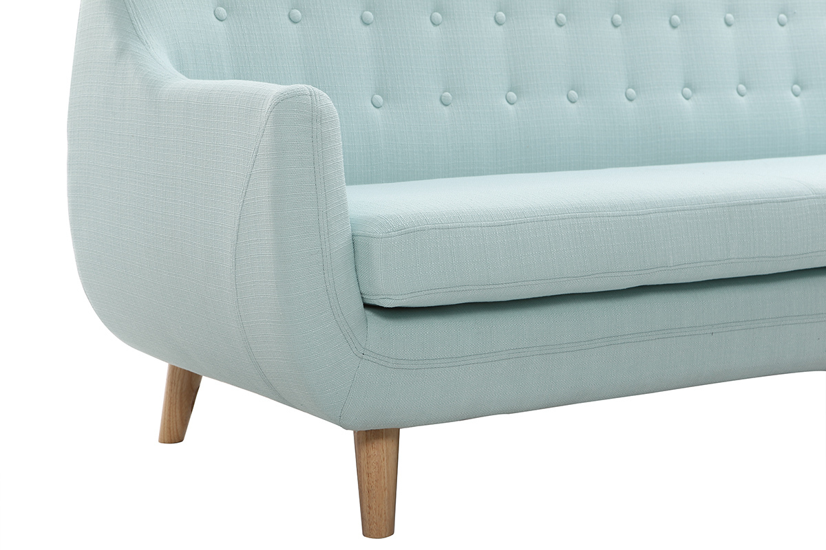 Canap 3 places design dhoussable menthe  l'eau YNOK