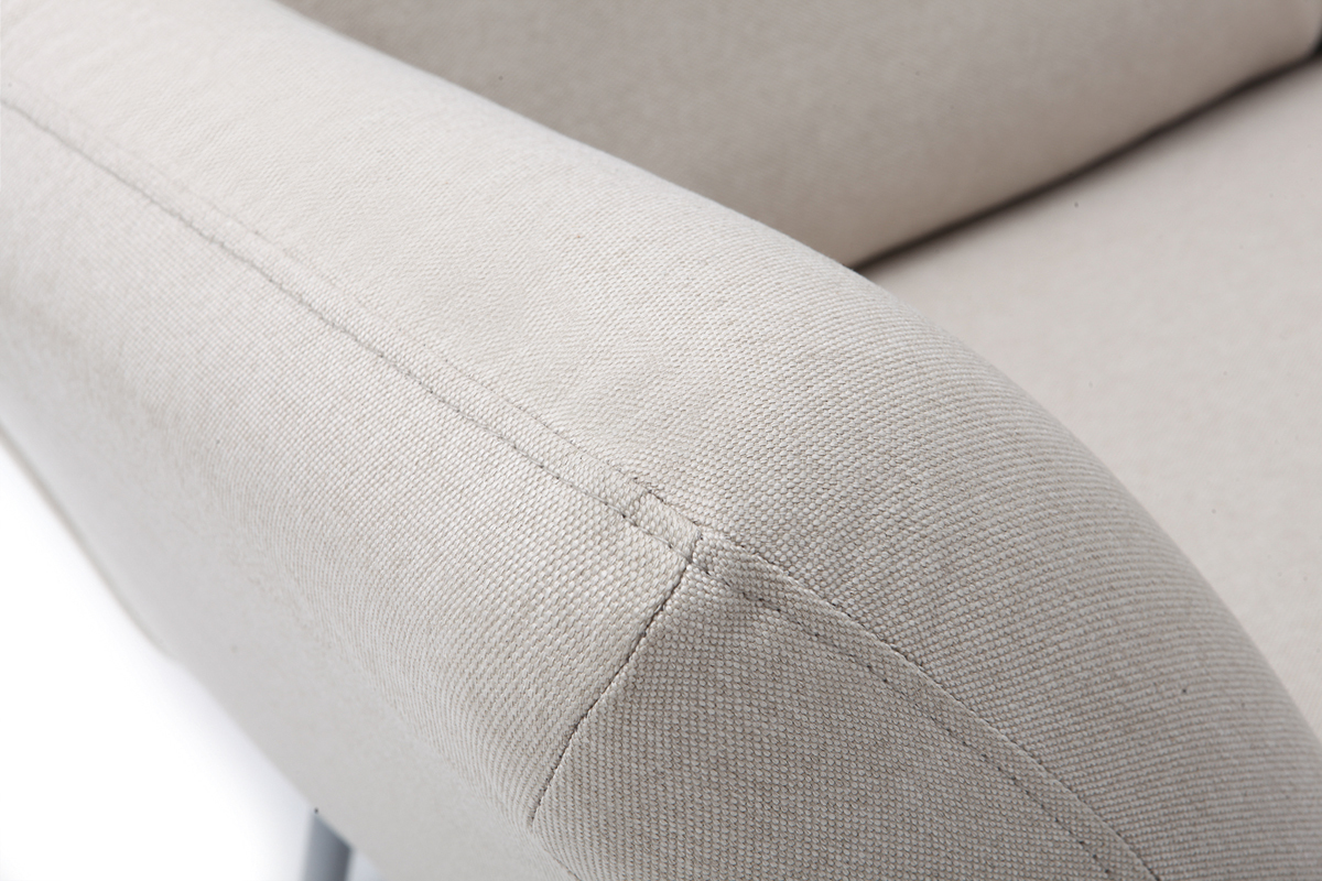 Canap� convertible 2 places design beige ELMER