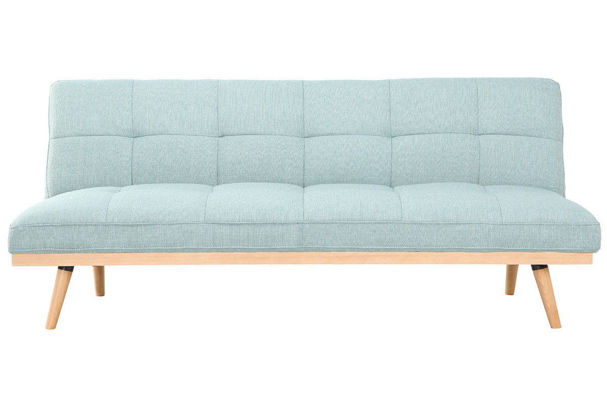 Canap� convertible 3 places vert lagon SIKKO