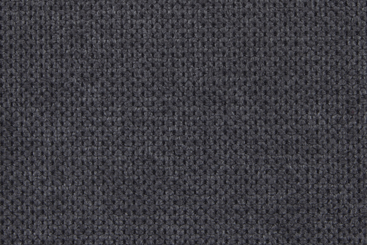 Canap� convertible avec t�ti�res ajustables 3 places en tissu effet velours gris anthracite avec matelas 12 cm NORO