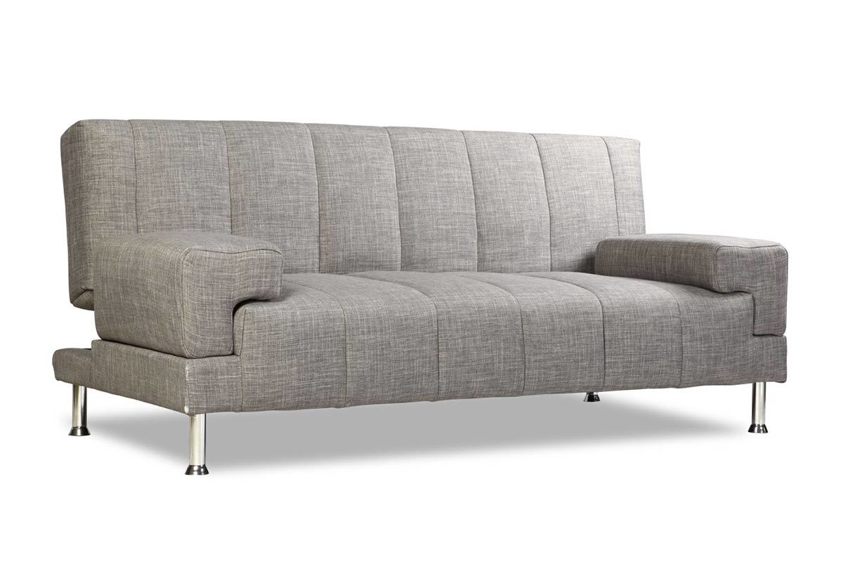 Canap� convertible design gris DENVER