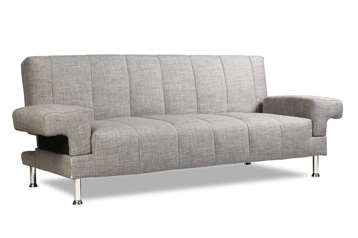 Canap� convertible design gris DENVER
