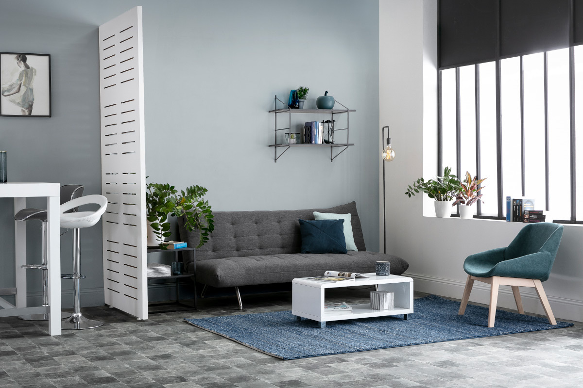 Canap� convertible design gris fonc� OVE