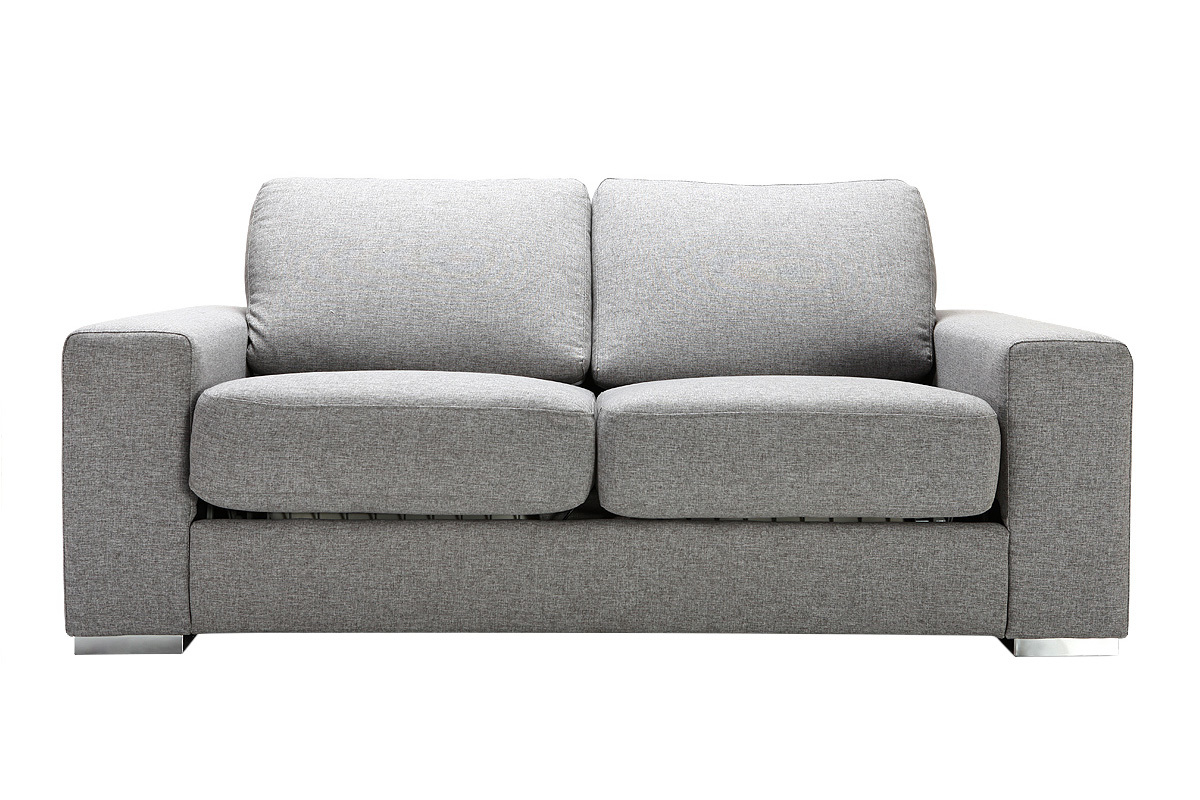 Canap� convertible design gris HAMILTON