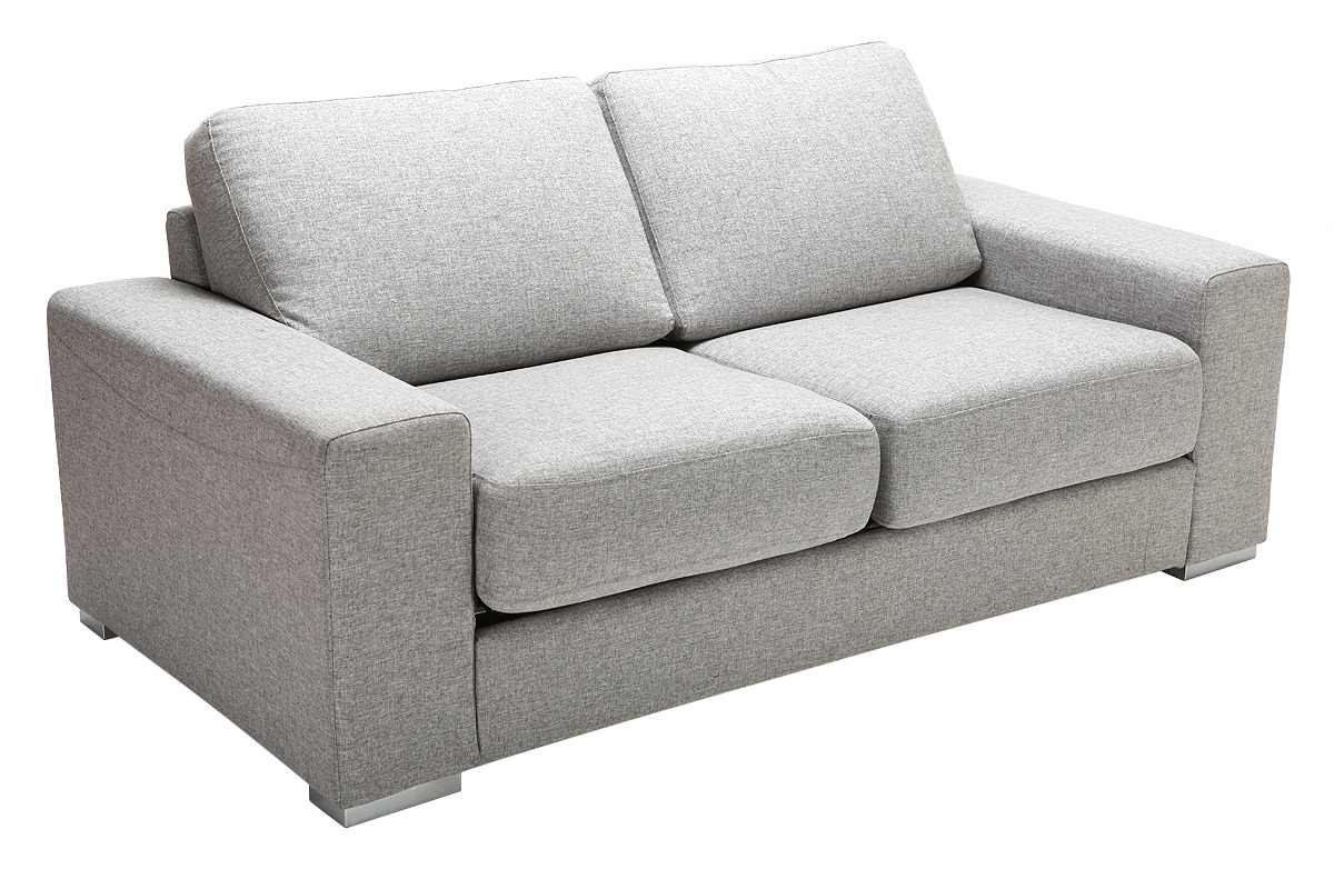 Canap� convertible design gris HAMILTON