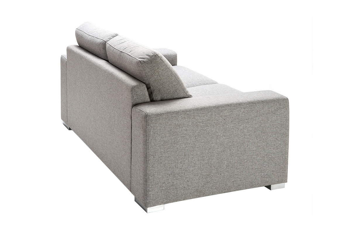 Canap� convertible design gris HAMILTON