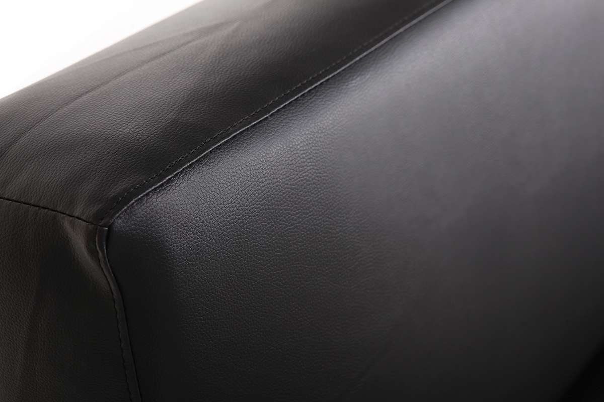 Canap convertible design noir ATLANTA