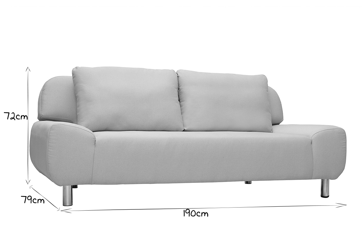Canap� convertible design rouge TULSA