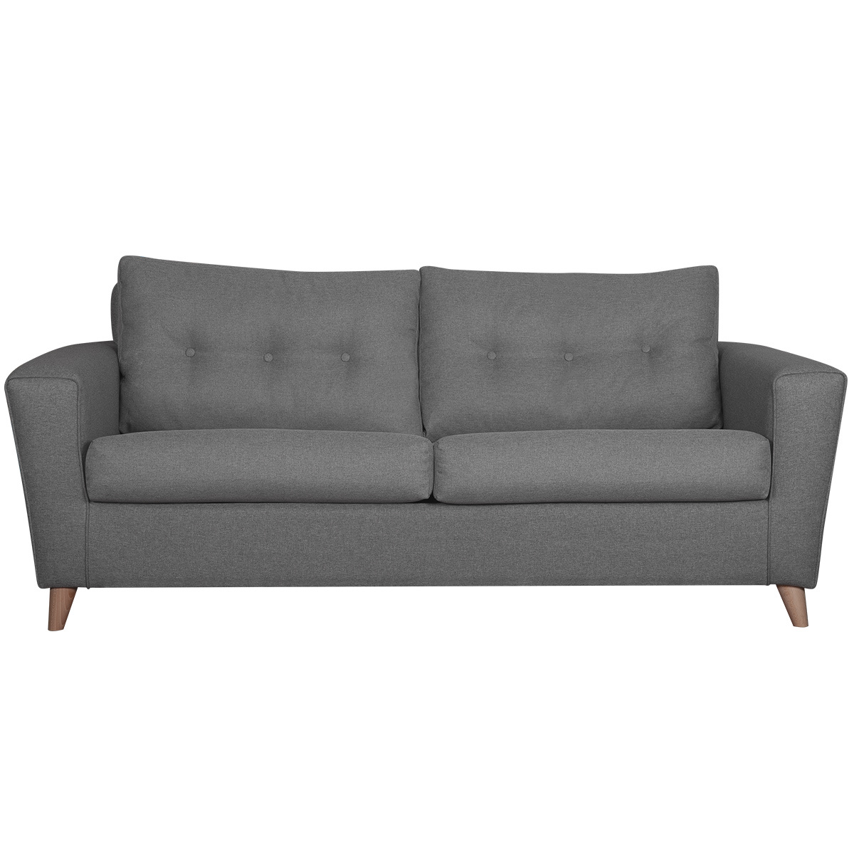 Canapé droit Gris Pas cher Design Confort