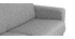 Canapé convertible scandinave gris clair et bois avec matelas L140 cm 12 cm GRAHAM