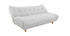 Canap&eacute; convertible scandinave gris et ch&ecirc;ne YUMI