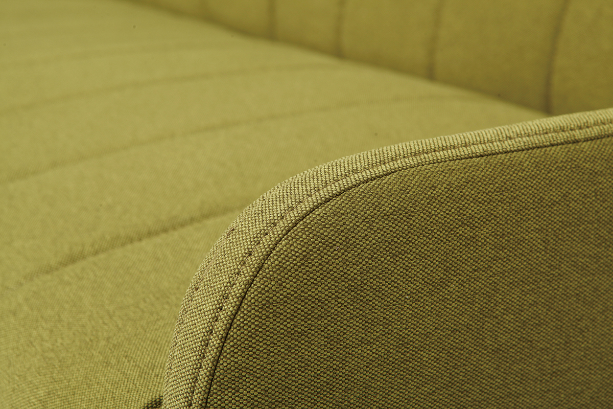 Canap� convertible vintage 3 places vert ARYA