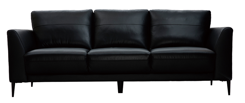 Canapé cuir DUKE 3 places marron | | Magasin en ligne pour vos achats à bas prix