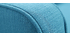 Canap&eacute; d'angle convertible r&eacute;versible scandinave bleu canard ULLA