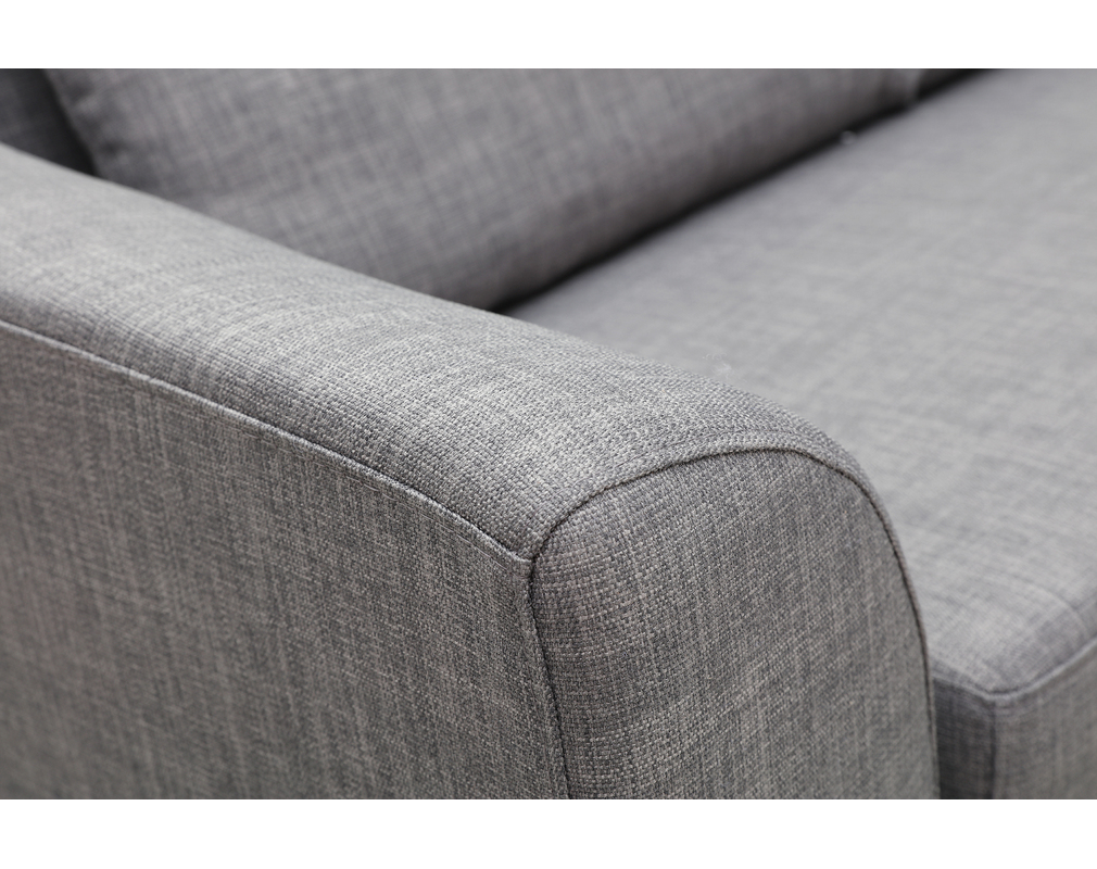 Canapé Dangle Droit Convertible Gris Miami Miliboo