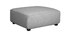 Canapé d'angle gauche modulable en tissu gris clair PLURIEL