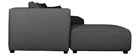 Canapé d'angle modulable grand format 4 éléments gris foncé PLURIEL