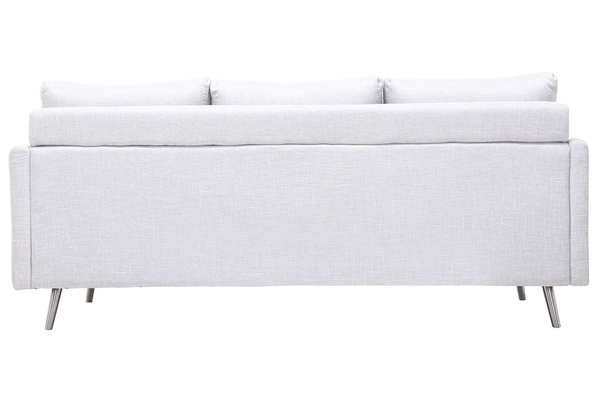 Canap� d'angle r�versible design 3 places gris bleut� BART