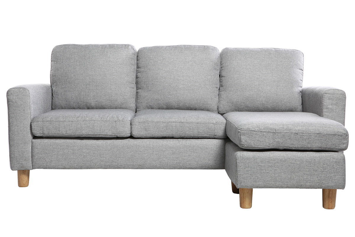 Canap d'angle rversible design gris ALAMO