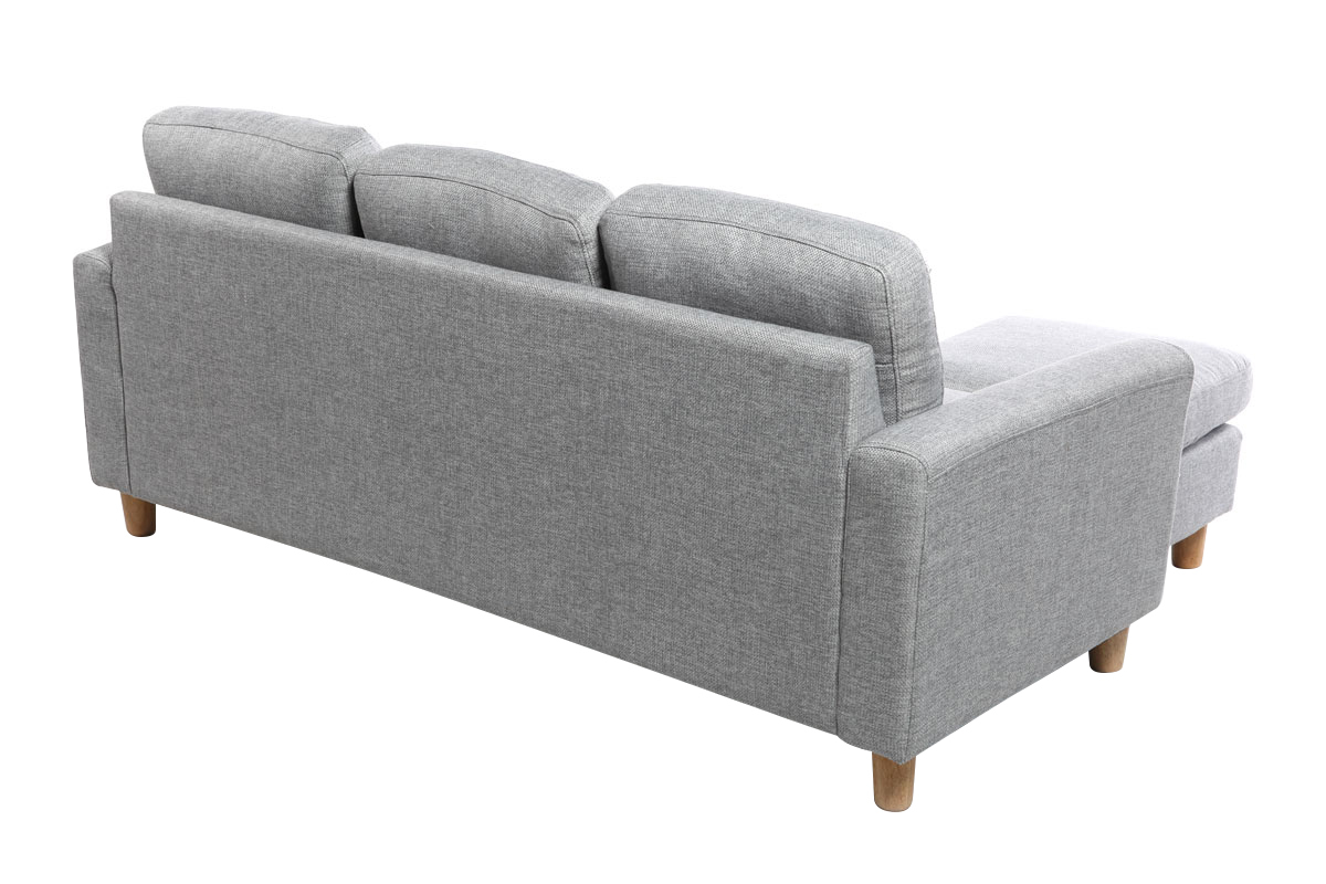 Canap d'angle rversible design gris ALAMO