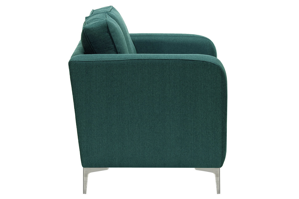 Canap design 2 places bleu canard HARRY