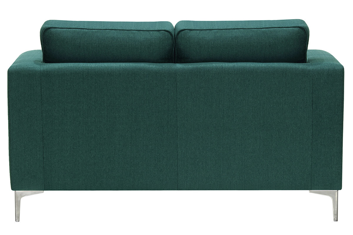 Canap design 2 places bleu canard HARRY