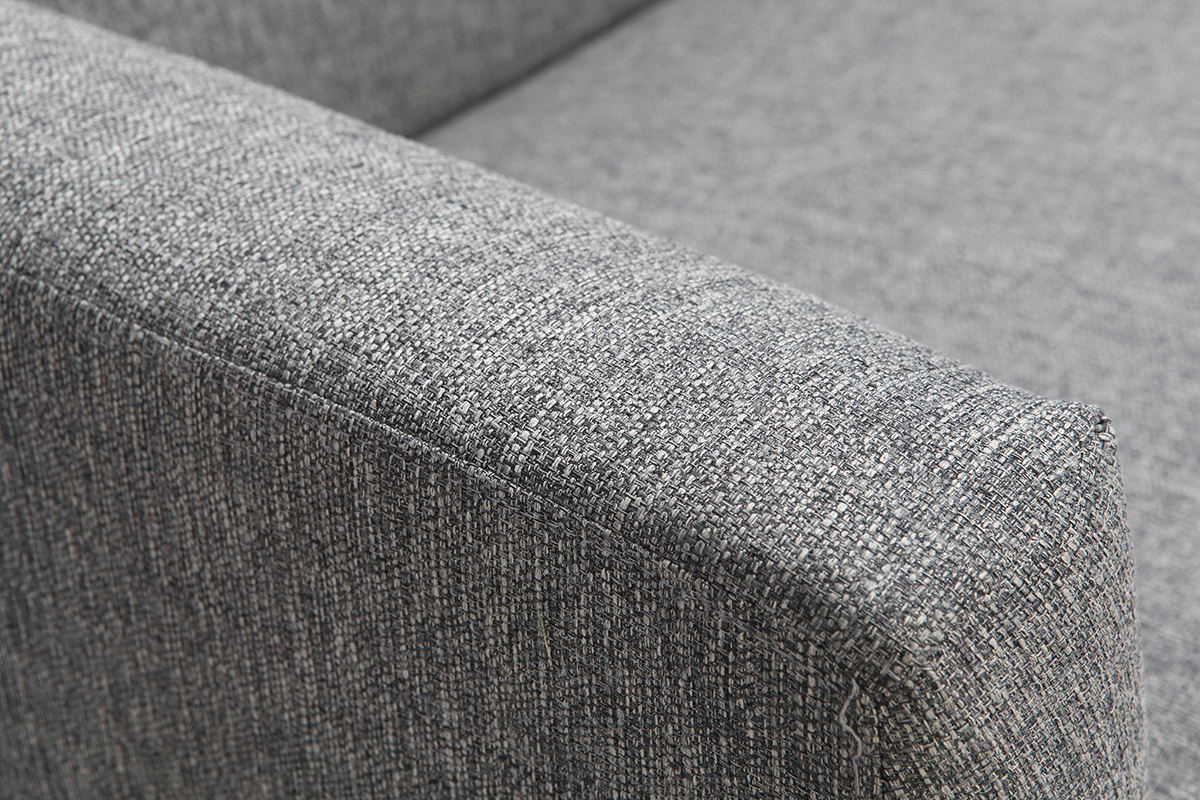 Canap design 2 places gris MARY