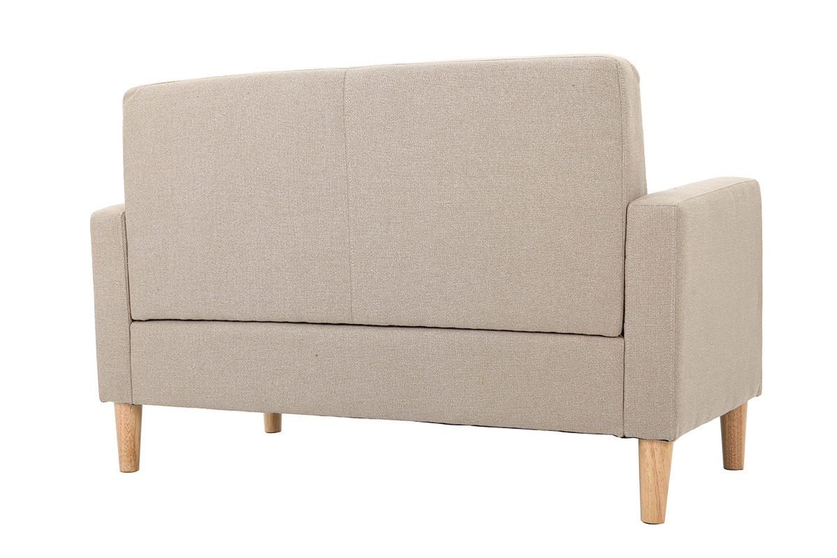 Canap design 2 places naturel MOON