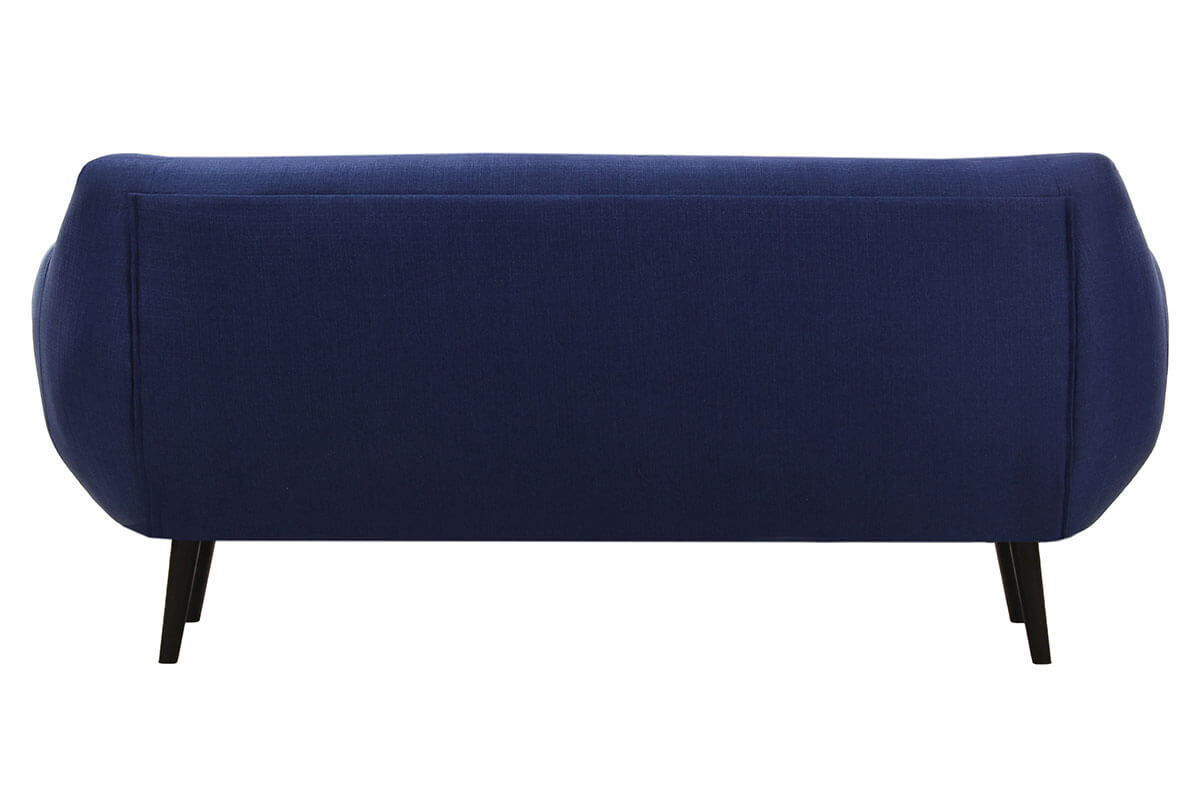 Canap� design 3 places en tissu bleu roi RICHIE